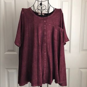 Anthropologie trapeze style tee
